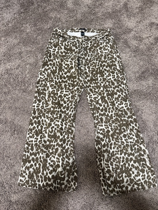 Sincerly Jules Pants - Sincerely Jules Olive & Cream Leopard Print Pants